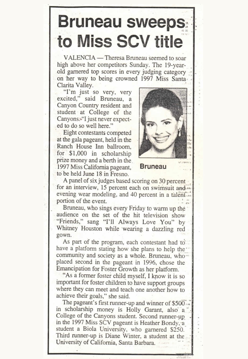 newspaper article